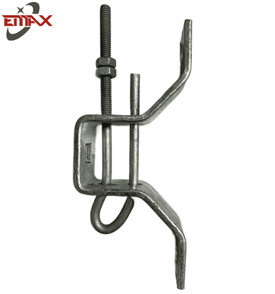 Cable Strand Support Tensioner Bracket On Exterior Wall