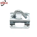 FTTH Drop Wire Cable Clamps Pole Bracket Hoop Retractor Metal Hooks